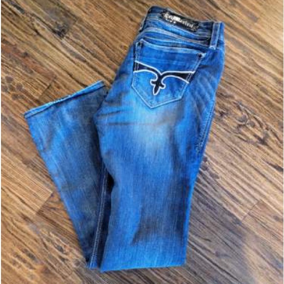 Rock Revival size 32 jeans Like new Flare - Picture 5 of 6